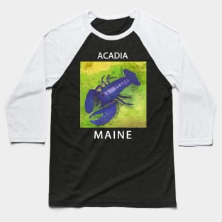 Lobster Lover - Acadia Maine Baseball T-Shirt